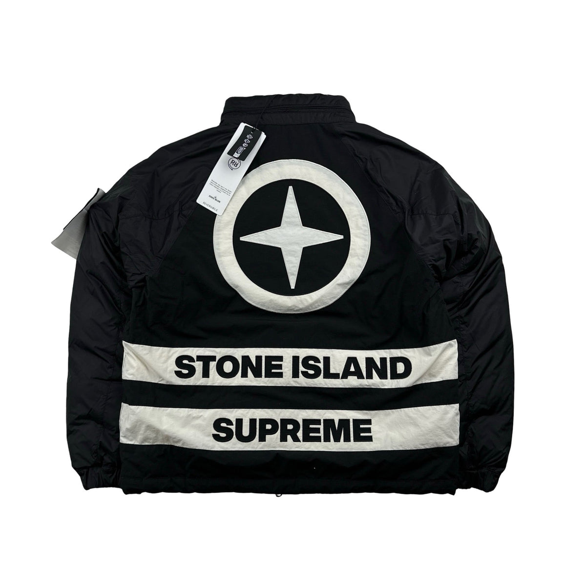 Stone Island x Supreme 2023 Tela Logo Reversible Down Puffer Jacket
