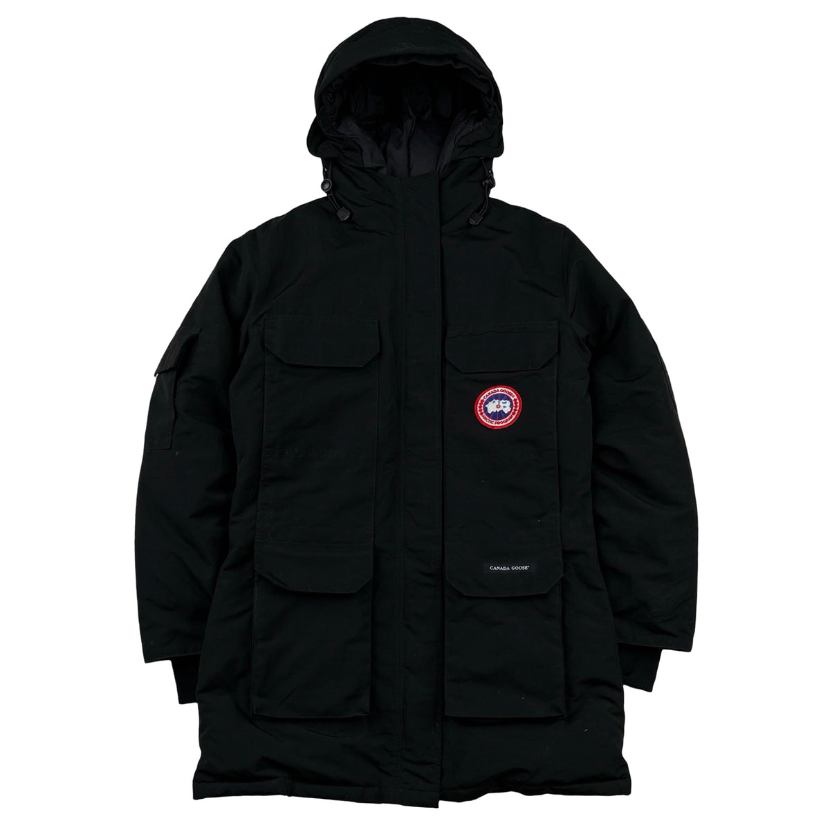 Canada Goose Black Premium Down Expedition Parka Jacket Medium