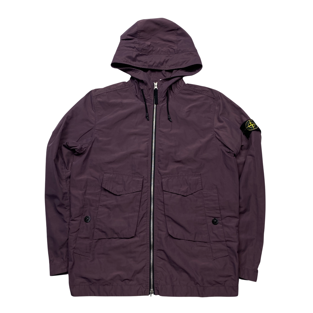 Stone Island Purple 2021 Micro Reps Rain Jacket Small – Mat's Island