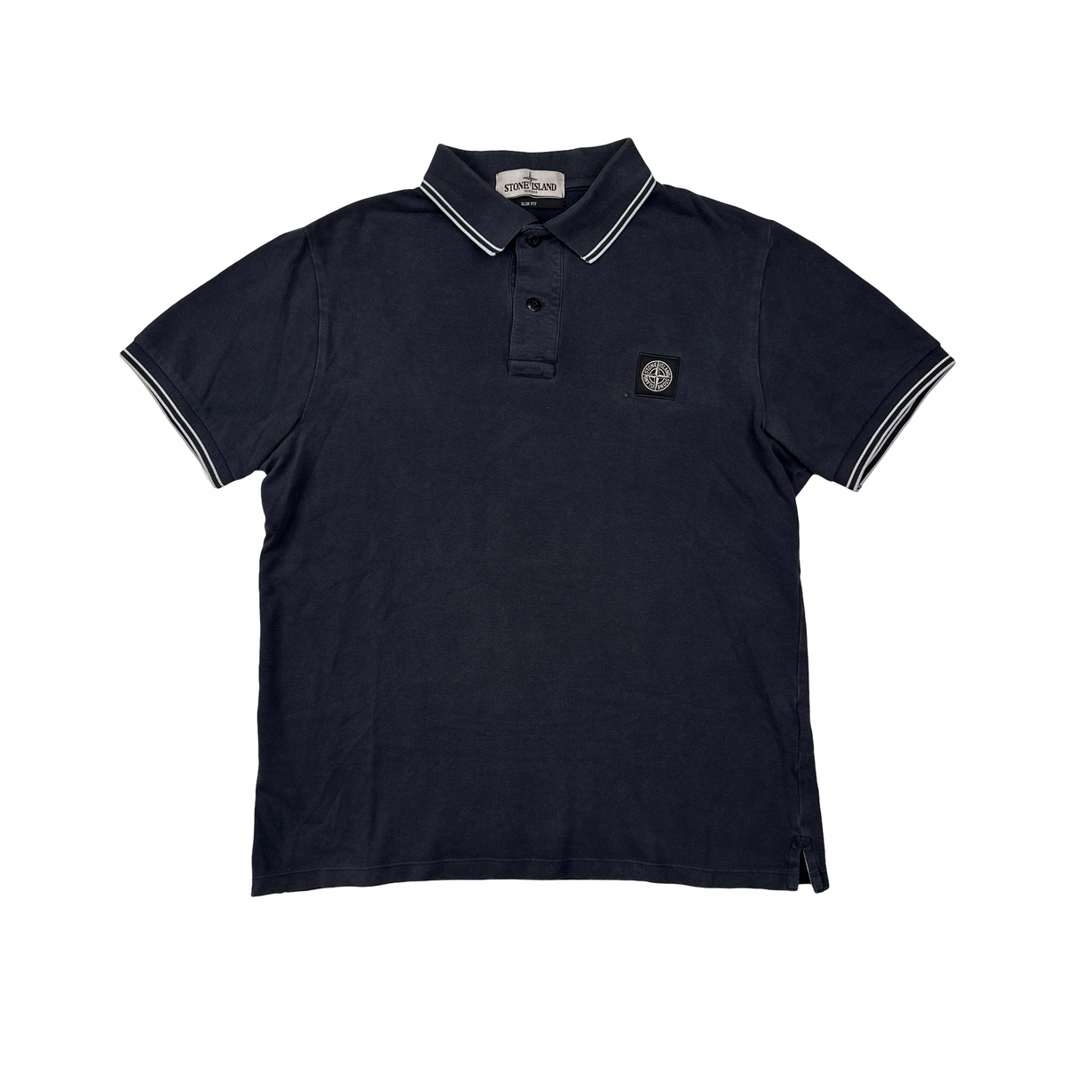 Stone Island 2012 Blue Slim Fit Polo Shirt - Large – Mat's Island