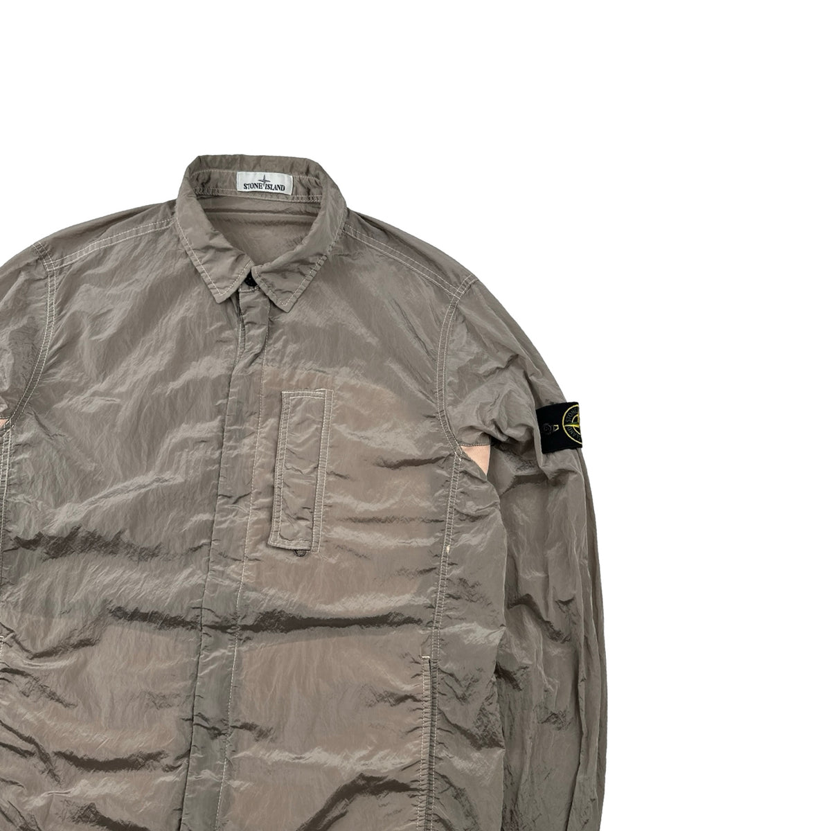 Stone Island 2018 Grey Nylon Metal Overshirt XL – Mat's Island