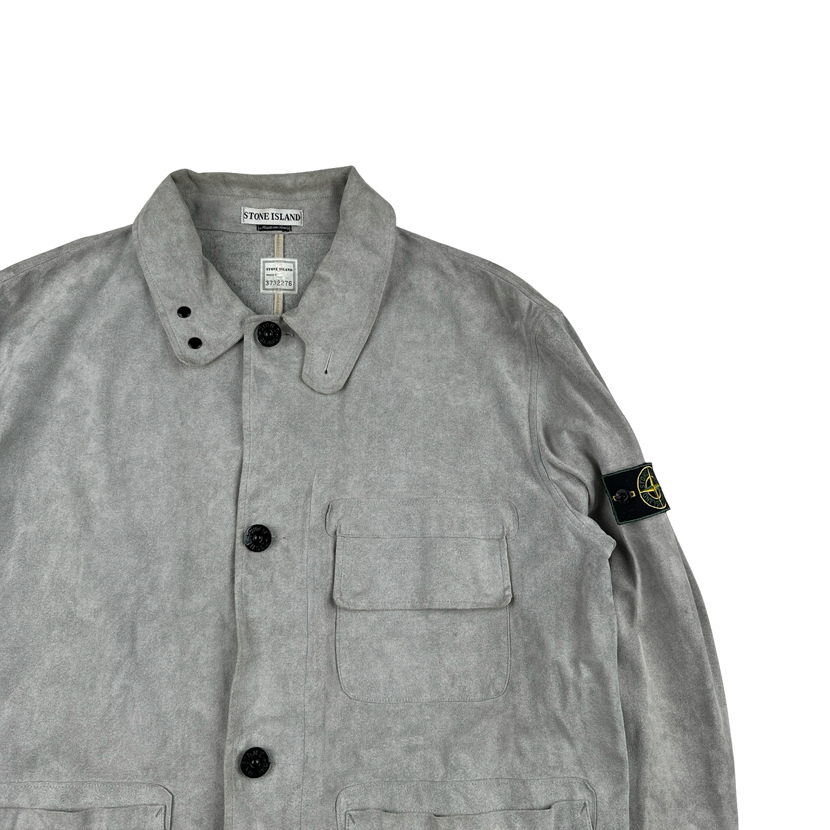 専用　Archive stone  2way jacket gray Stone Island 1997 Grey Archive VDM Suede Jacket - XXL – Mat's Island