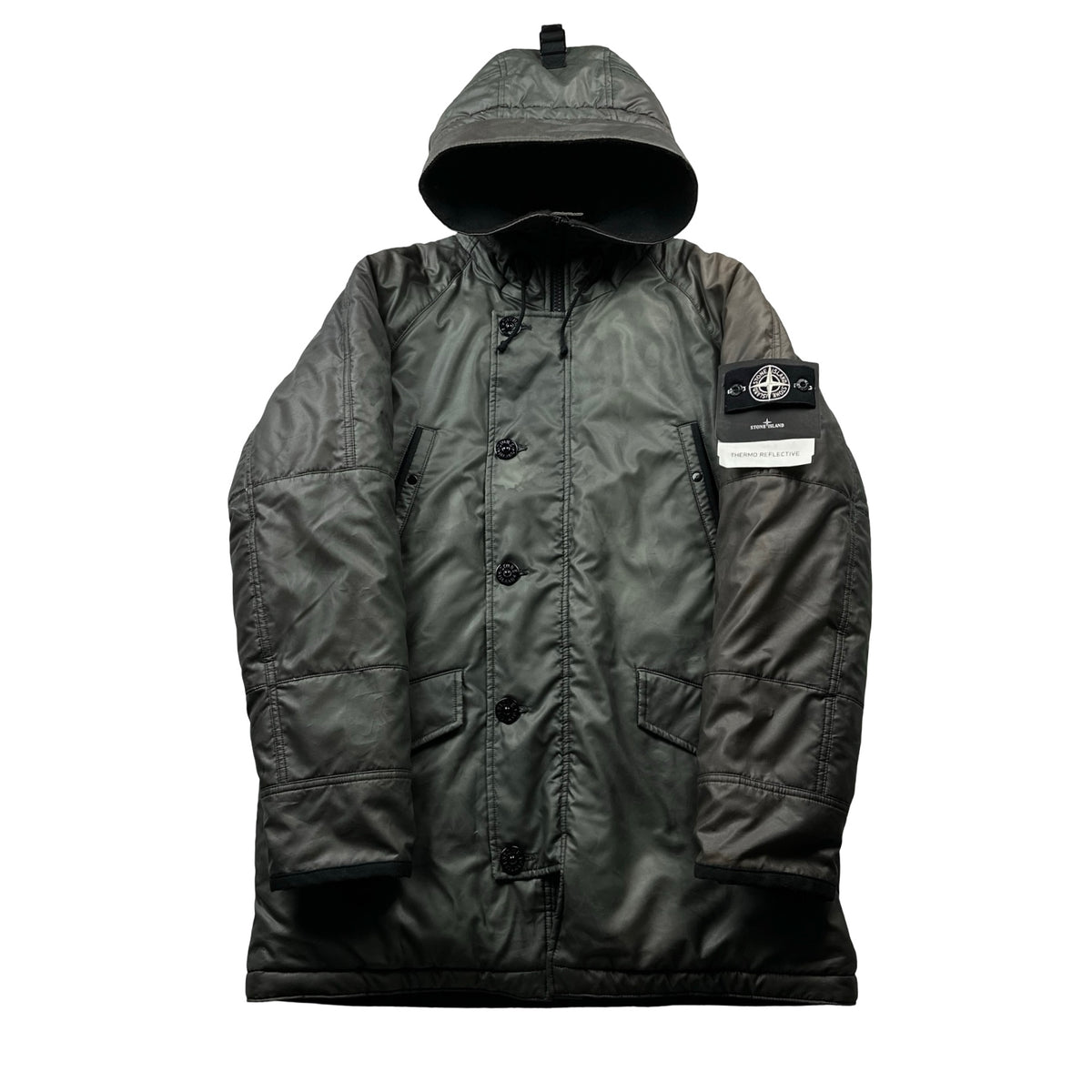 Stone Island Thermo Reflective Hooded Parka Jacket - Large – Mat's