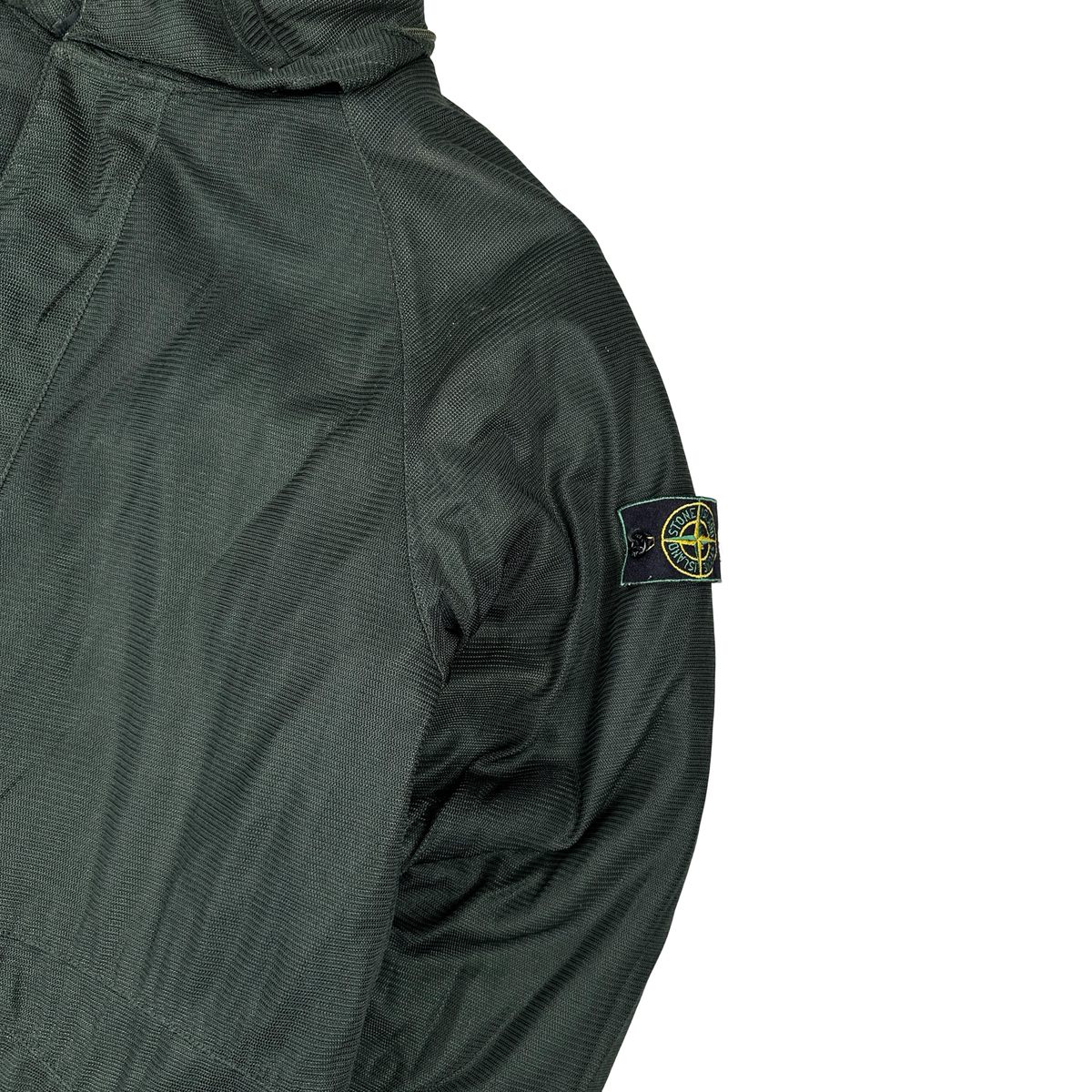 Stone Island Vintage 1996 Green Edge Boxy Fit Mesh Jacket - XXL