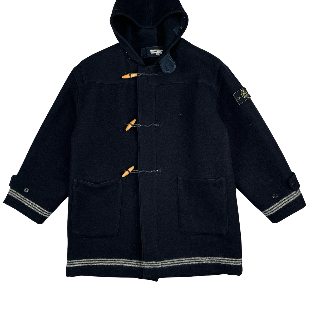 Stone Island Green Edge Vintage Wool Duffle Coat - Large – Mat's