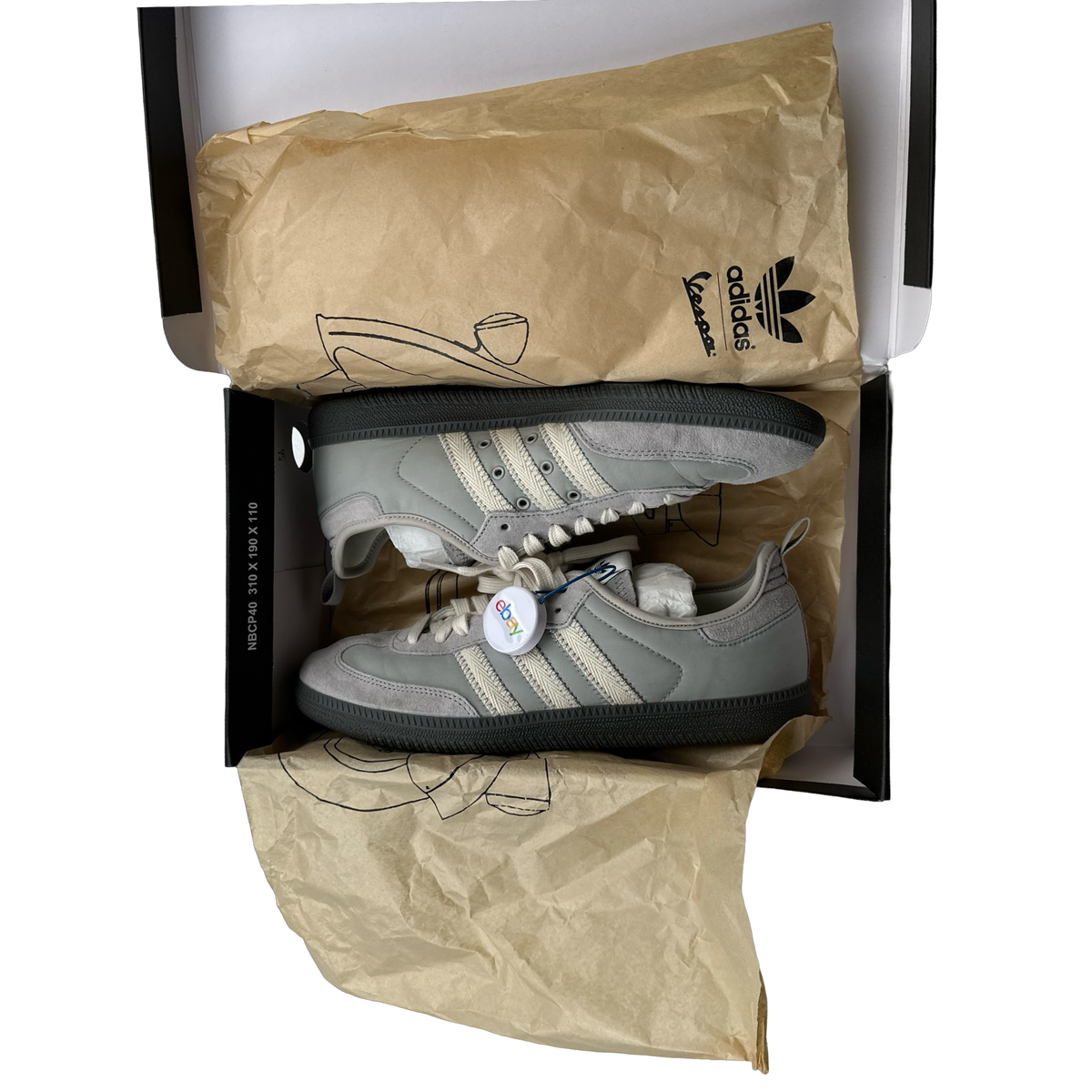 Adidas x CP Company Samba Grey Trainers