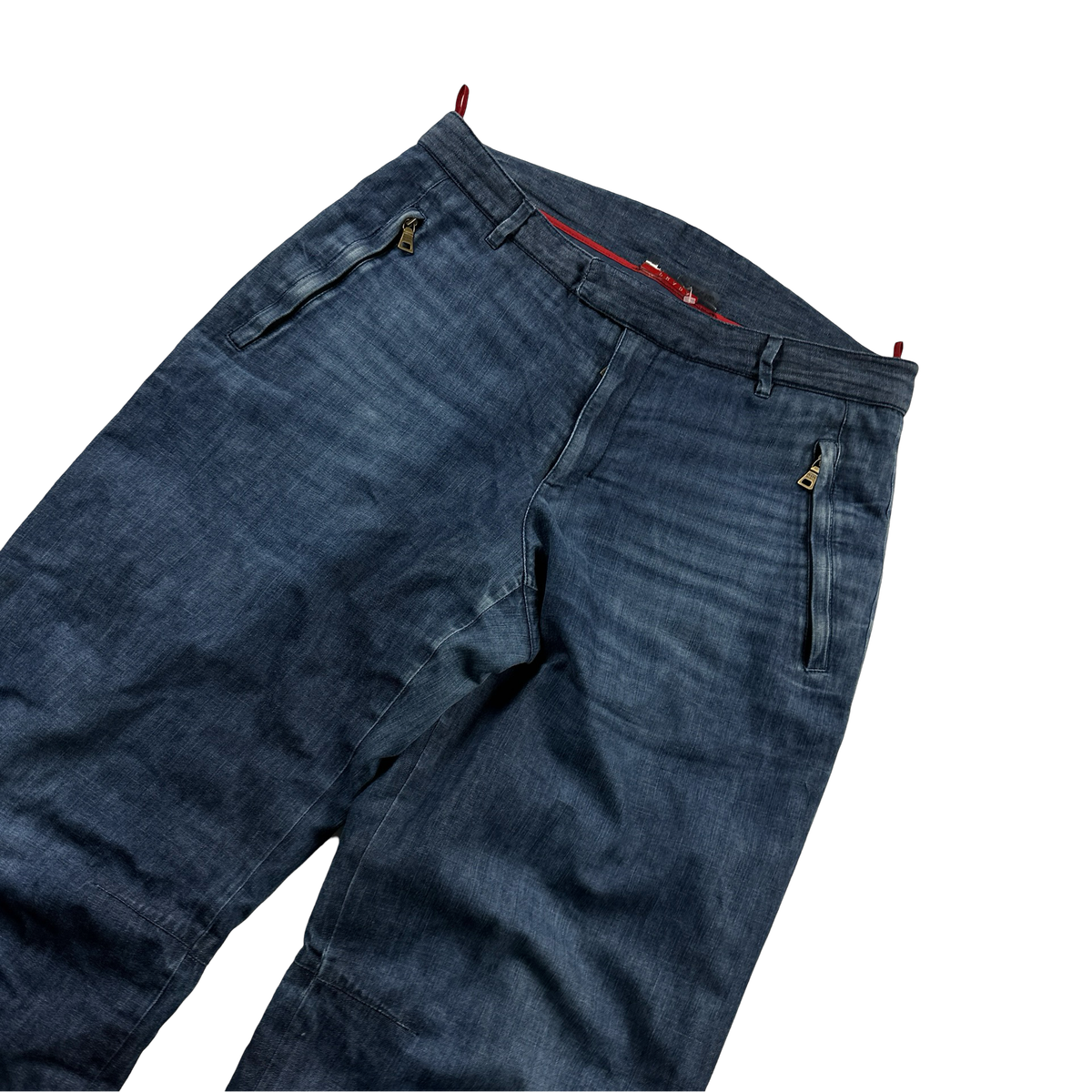 Prada Denim Archive Baggy Fit Ski Trousers - 34