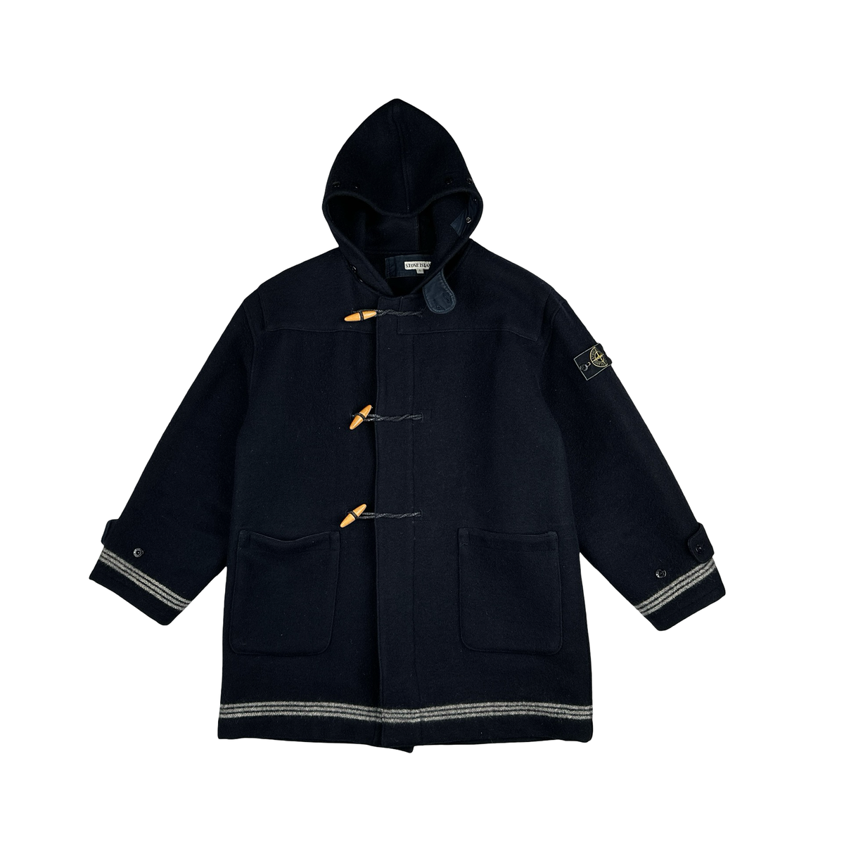 Stone Island Green Edge Vintage Wool Duffle Coat - Large – Mat's