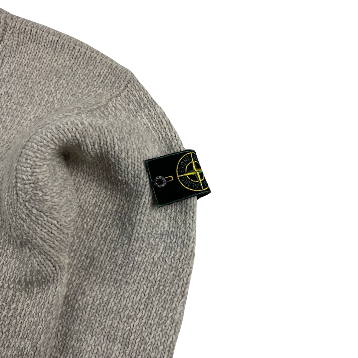 Stone Island 1997 Knitted Cotton Vintage V Neck Jumper Medium