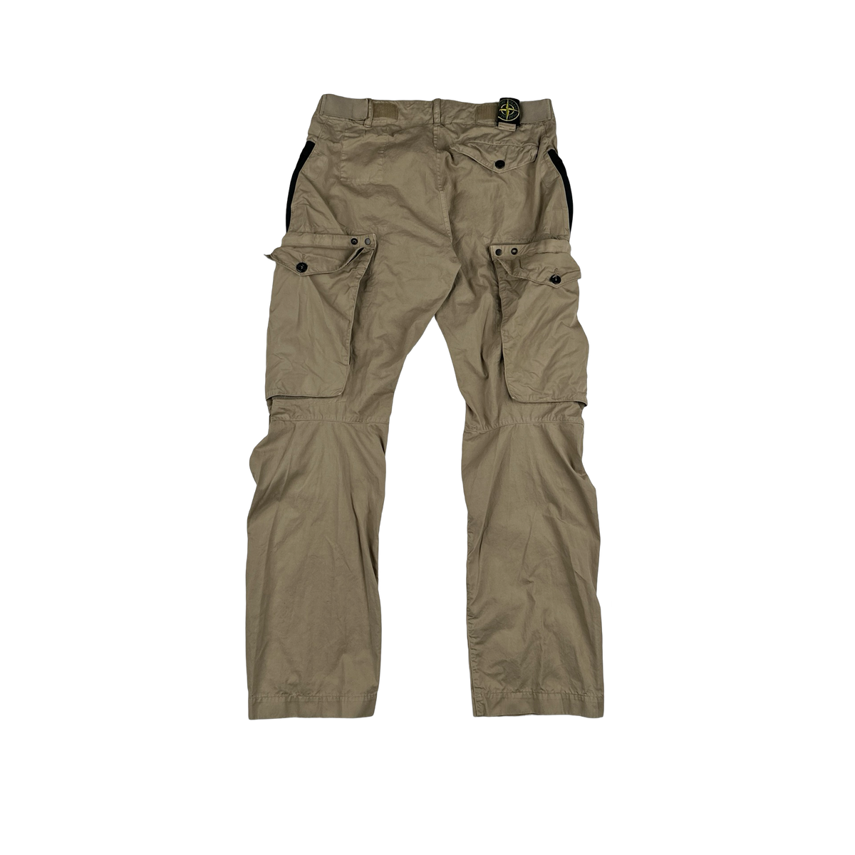 Stone Island 2007 Tan Foldout Pocket Cargo Trousers - 32