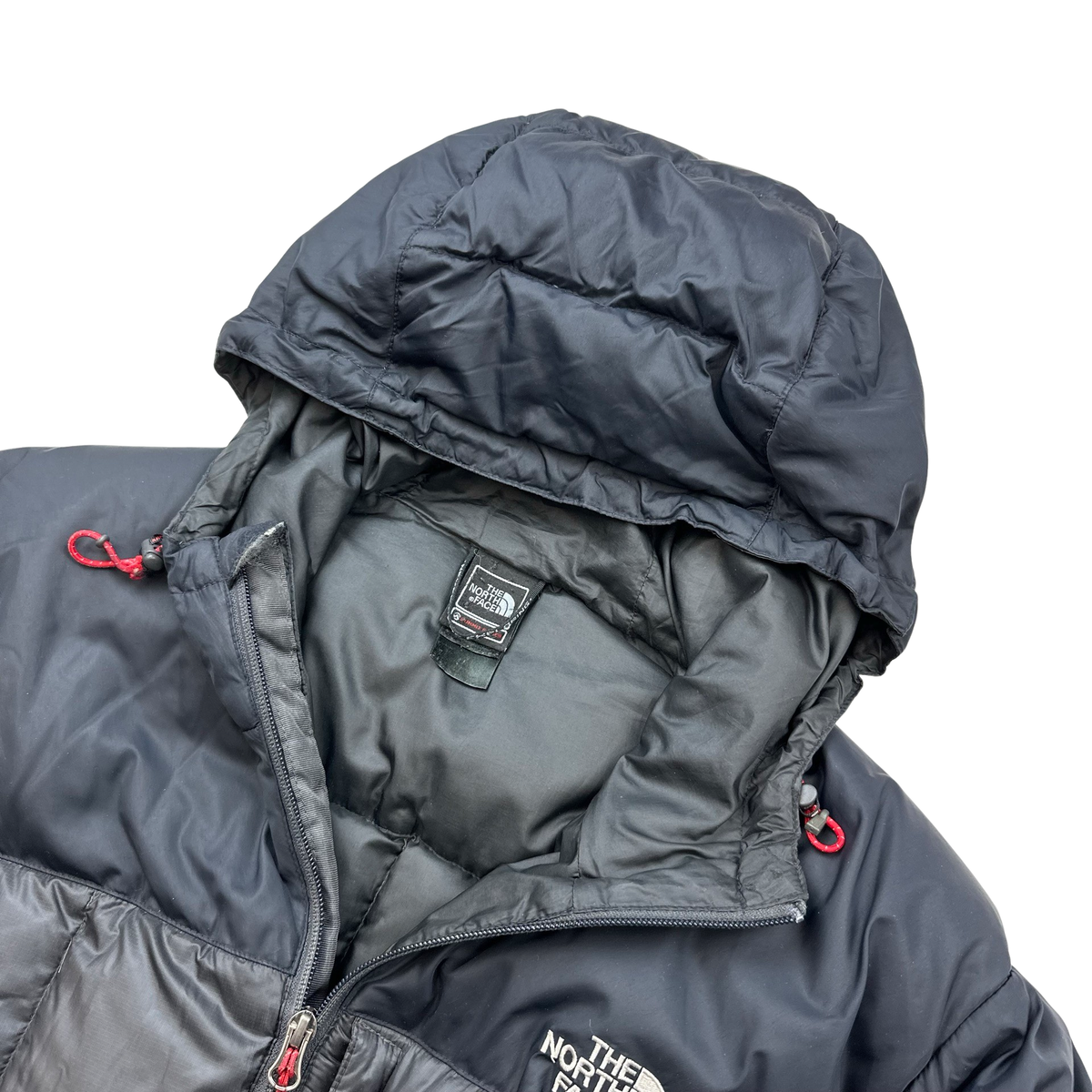 North Face Black/Grey Two Tone Summit Series PerTex Quantum 800 Fill J