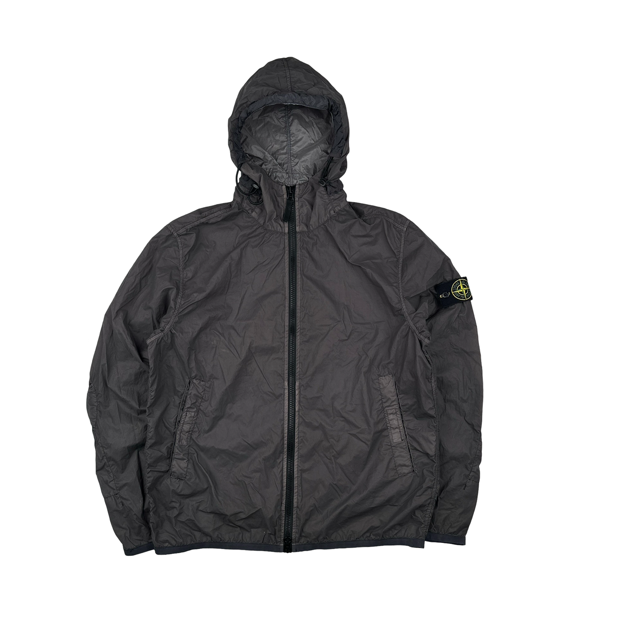 ジャケット・アウター Stone  lamy velour nylon SS19 STONE ISLAND LAMY VELOUR HOODED JACKET (2XL) - Jazzy Badger