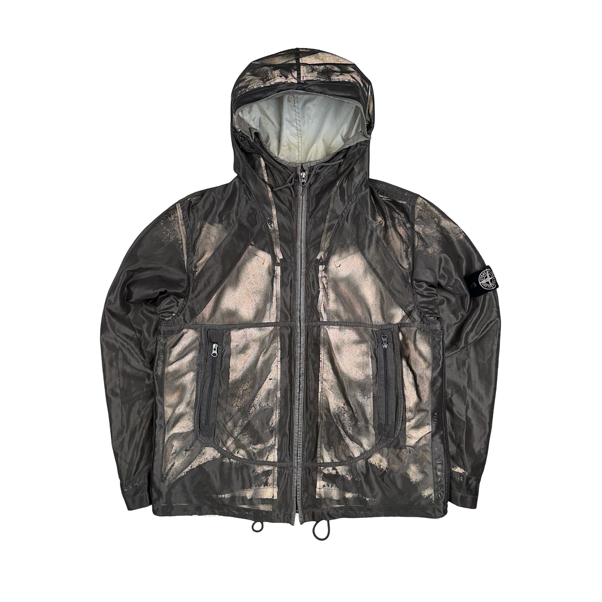 Stone Island 2006 Reflective Mesh Reflective Jacket - XL