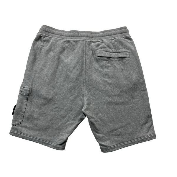 Stone Island Grey Cotton Shorts - Large