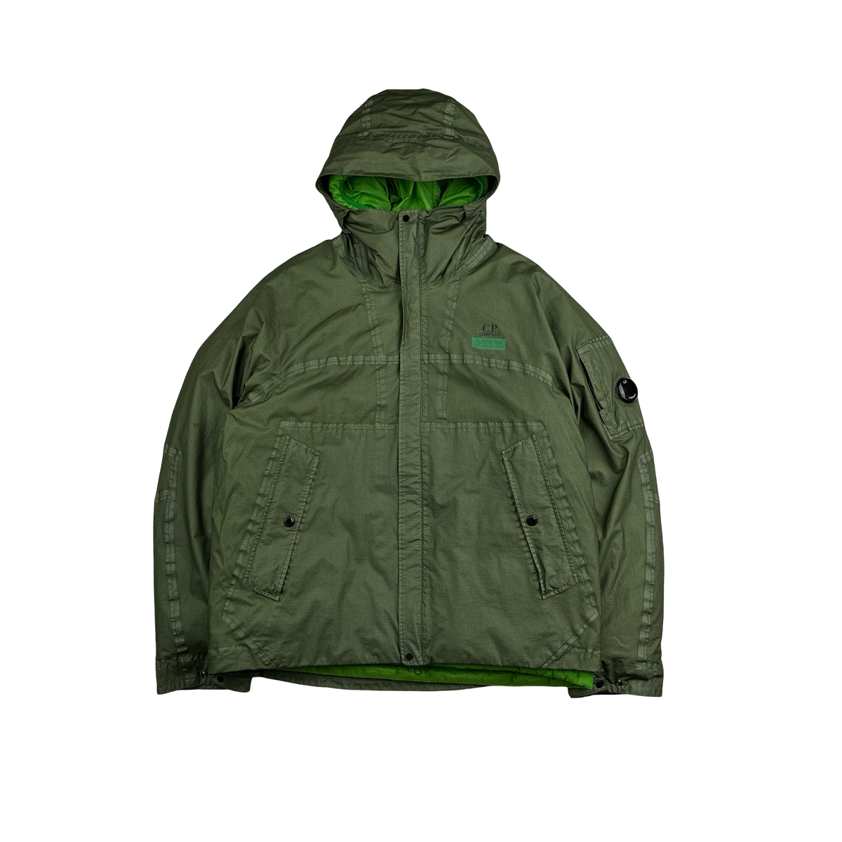 CP Company Green Gore G-Type Ripstop Down Lined Jacket XXL