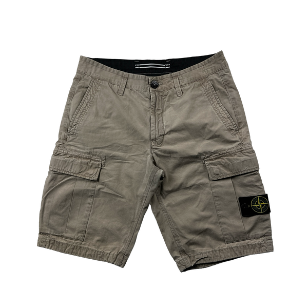 Stone Island 2018  Tan Cargo Shorts - 30"