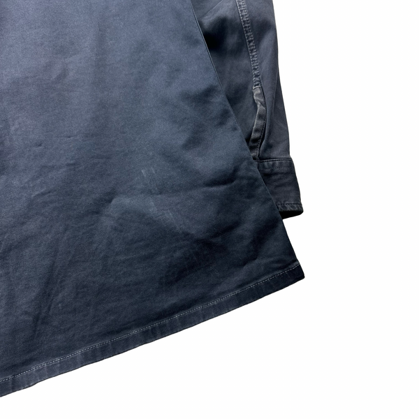 Stone Island 2016 Navy Thick Cotton Overshirt - Large