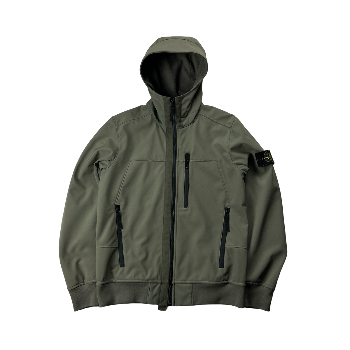 Stone Island 2018 Soft Shell R Khaki Jacket - Small – Mat's