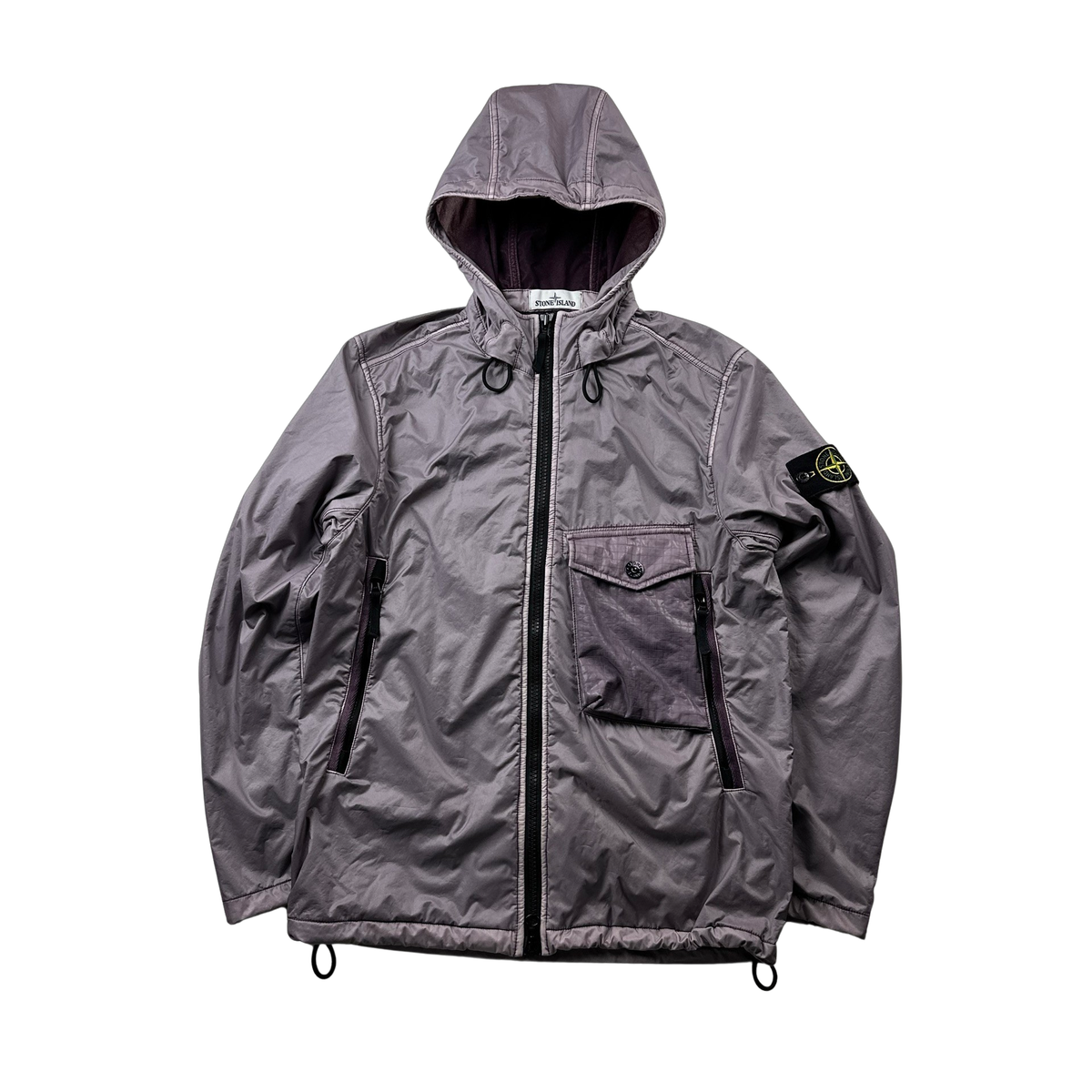 Stone Island Purple Lamy Flock Jacket - Small – Mat's Island