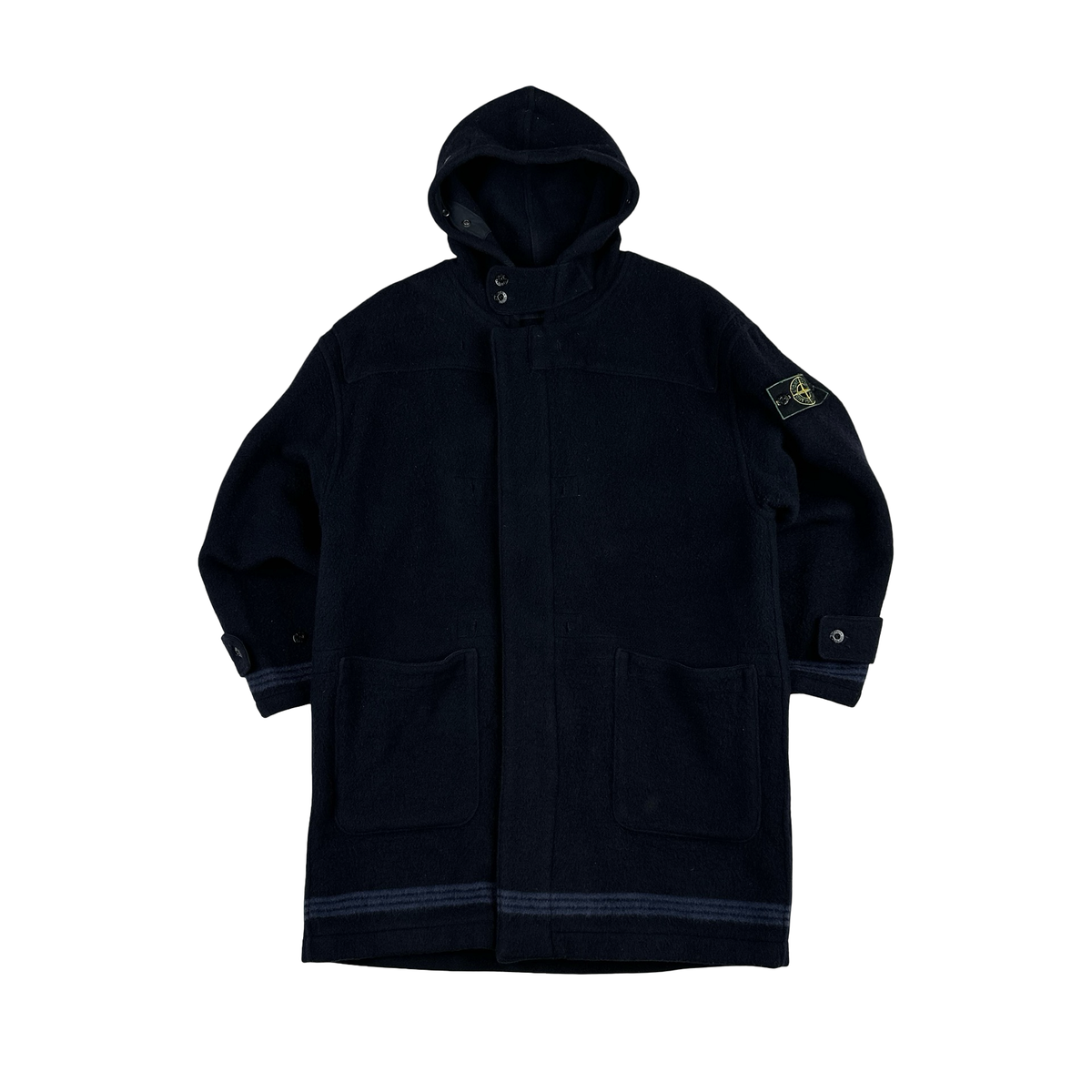 Stone Island Green Edge Vintage Wool Duffle Coat - Medium – Mat's
