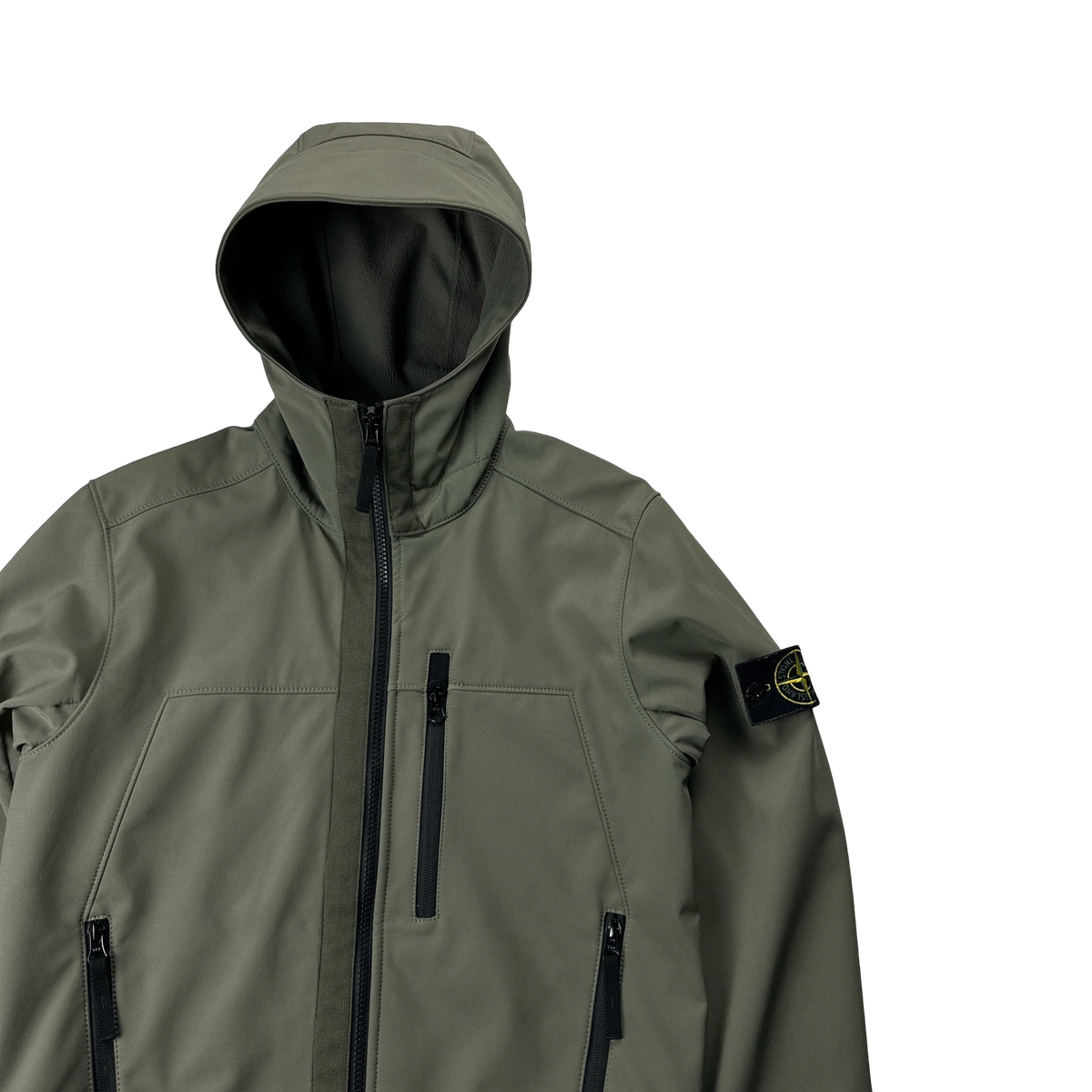 Stone Island 2018 Soft Shell R Khaki Jacket Small – Mat's Island