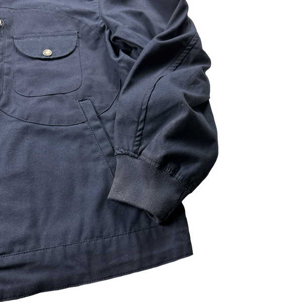 CP Company Navy Zipped Overshirt - Large