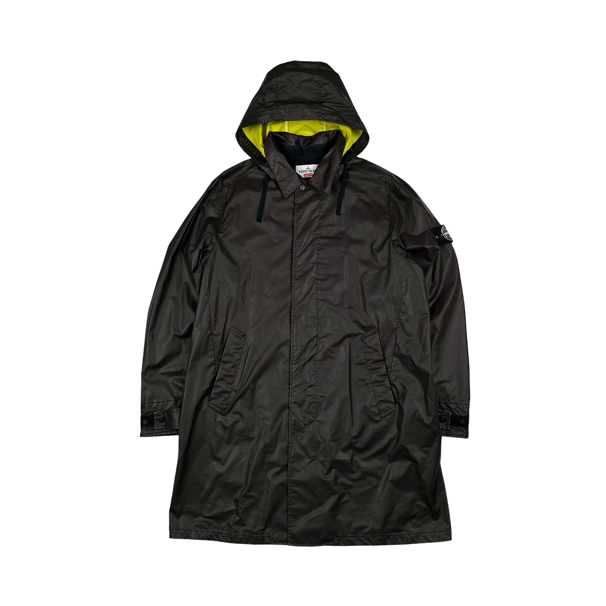 Supreme X Stone 2016 Island Heat Reactive Yellow/Brown Trench Coat X
