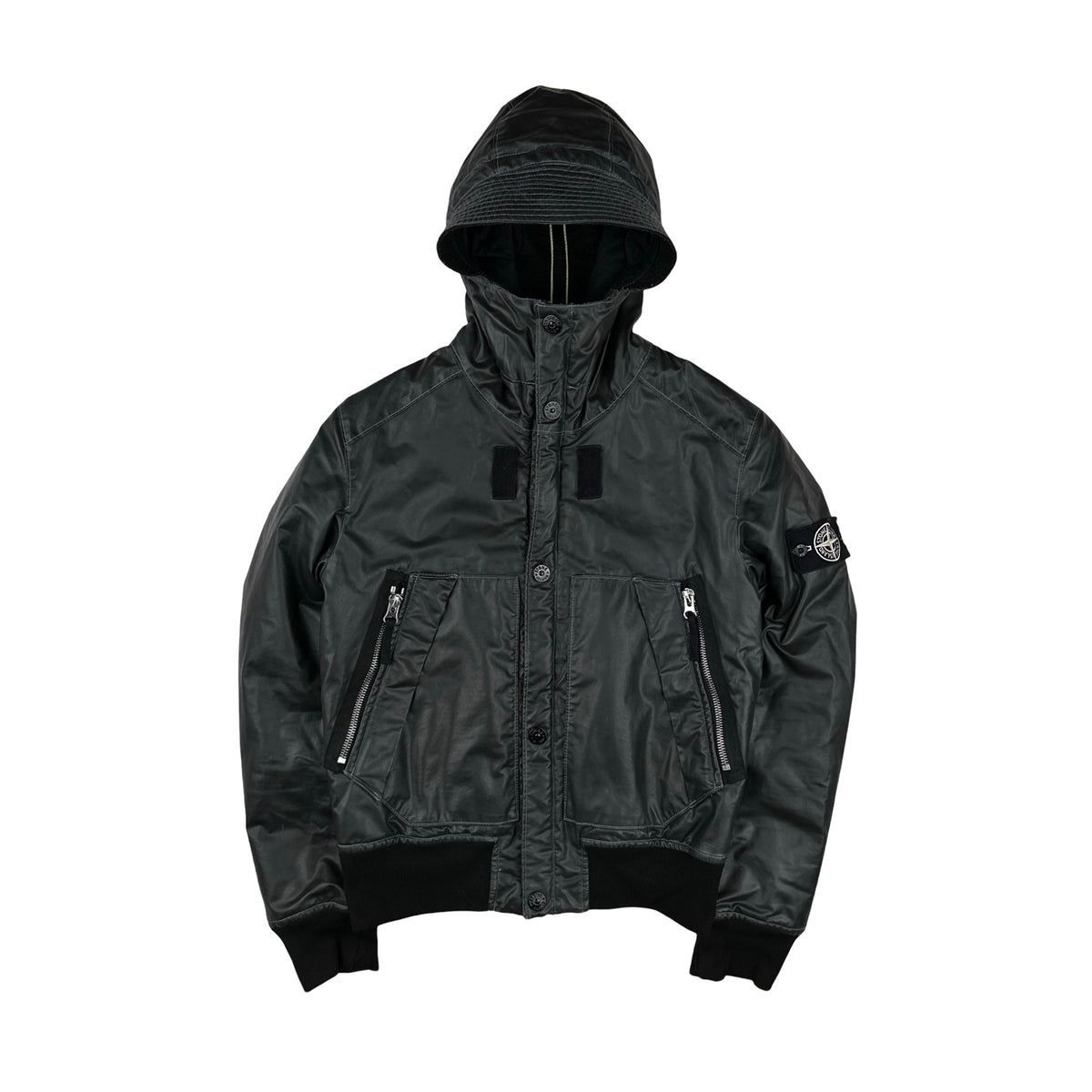 Stone Island 2010 Black Waxed Ice 2 Jacket - Small – Mat's Island