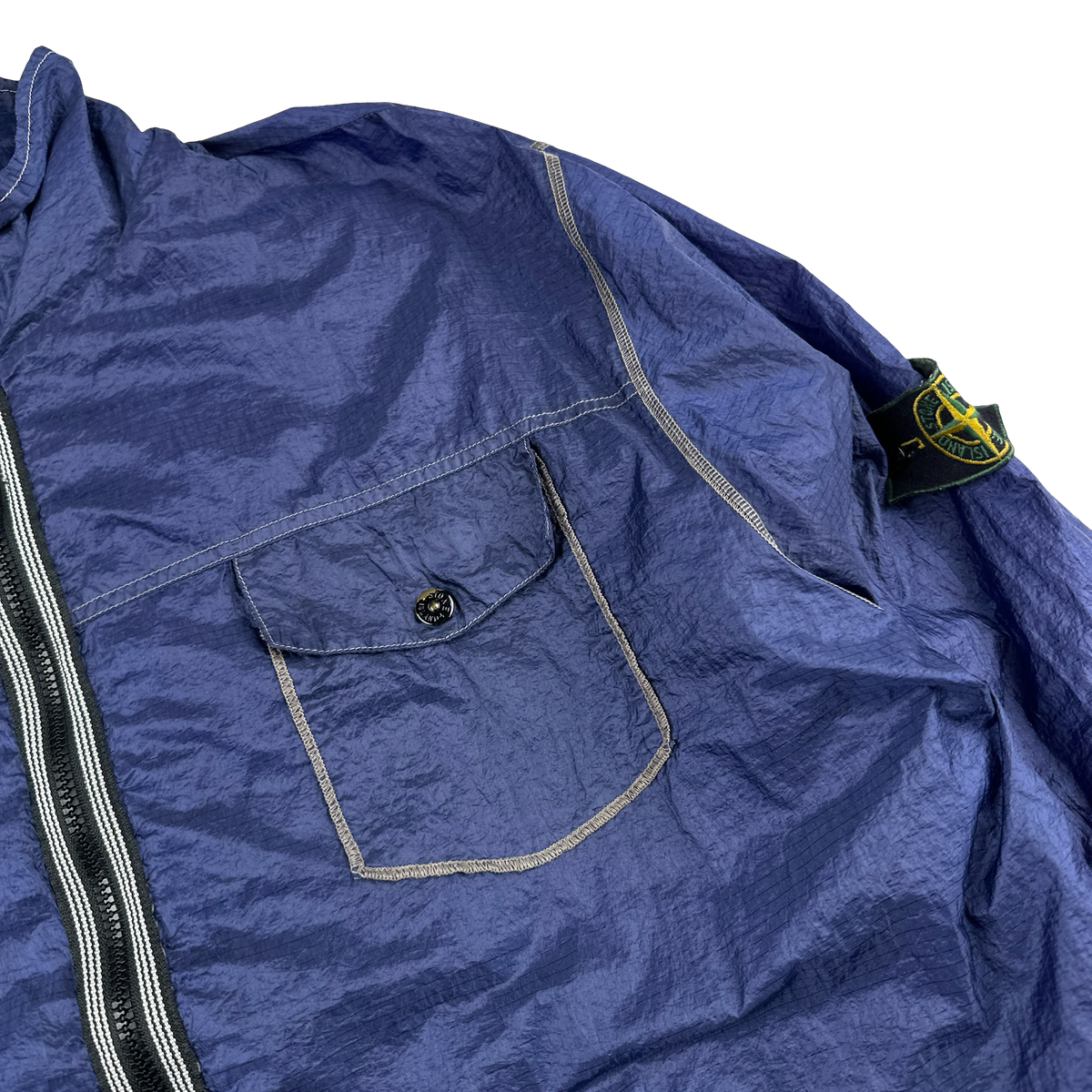 Stone Island 1998 Vintage Reversible Cotton/Nylon Jacket - XL 