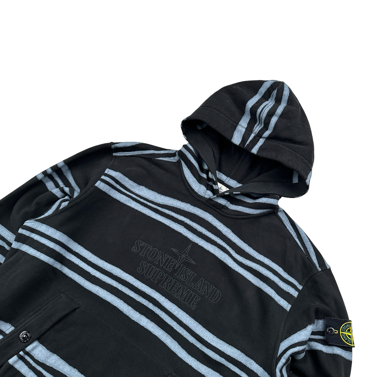 Hoodie Stone Island Aw 2020 Stone Island X Supreme 2020 Black - Main Image