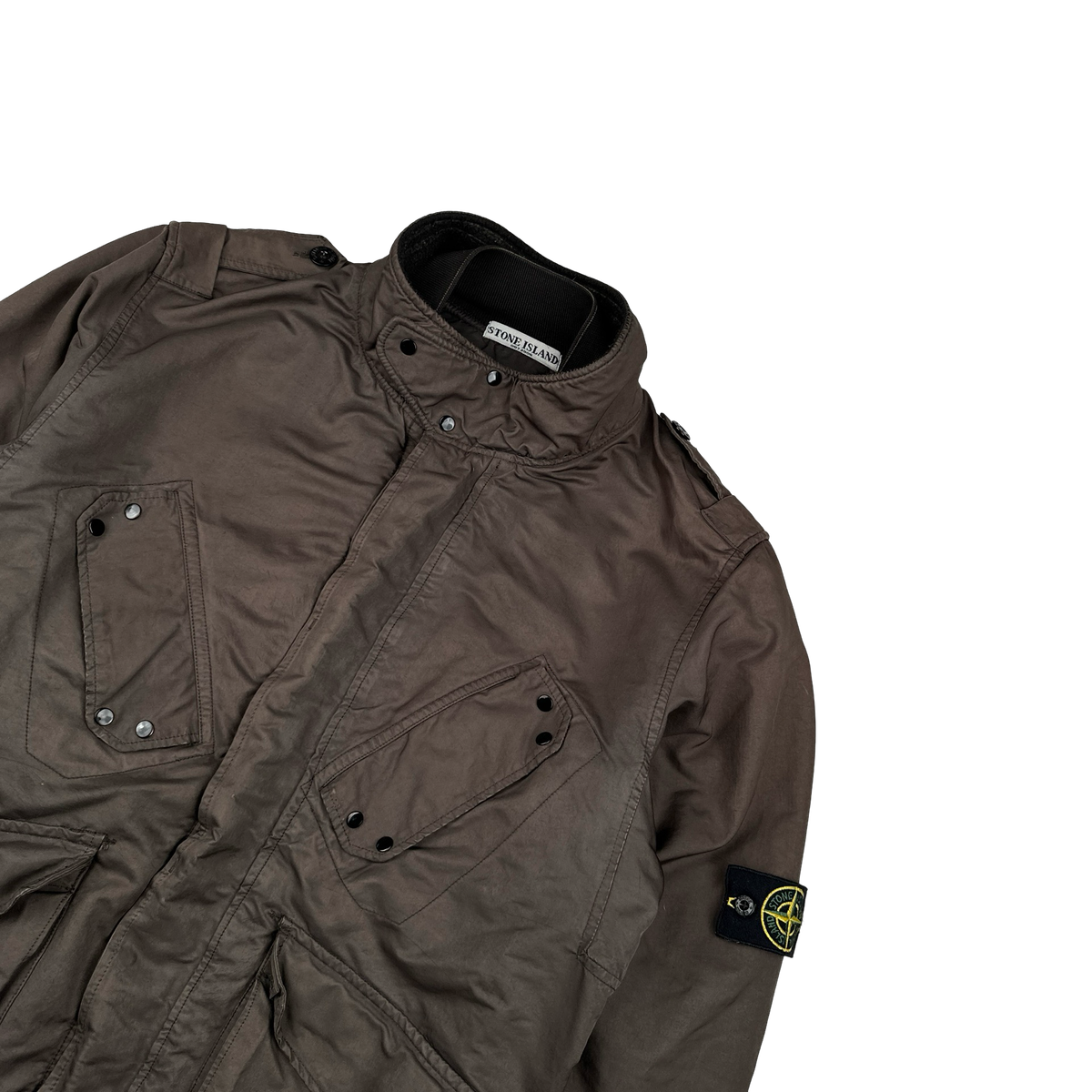 Stone Island 2007 Brown David TC Field Jacket - XL – Mat