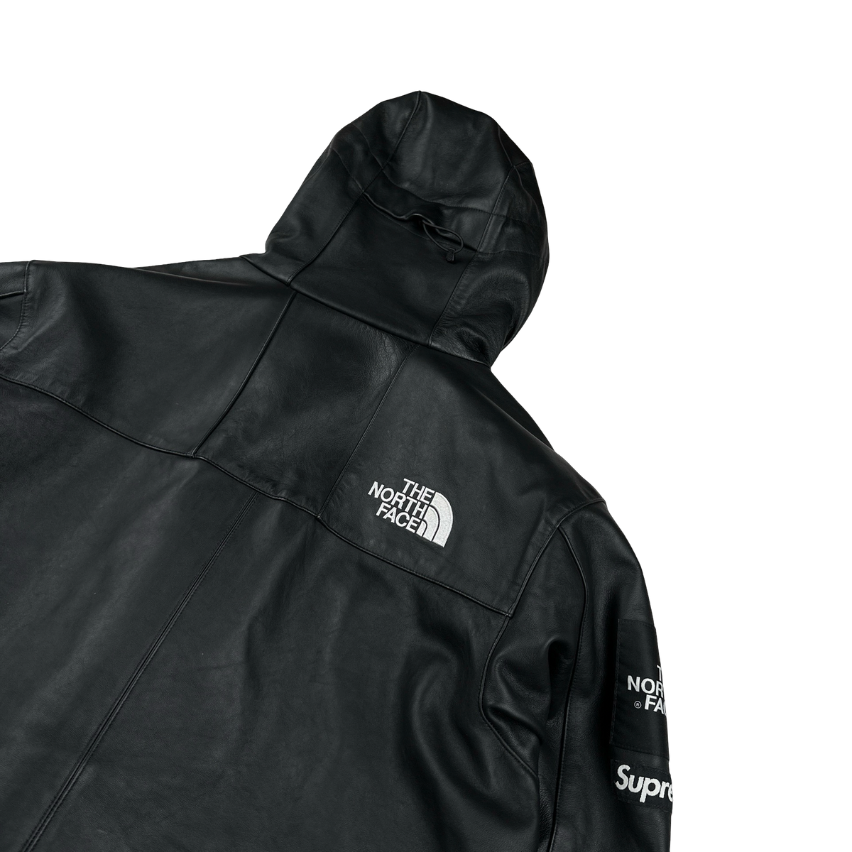 North Face X Supreme Black Heavyweight Soft Leather Mountain