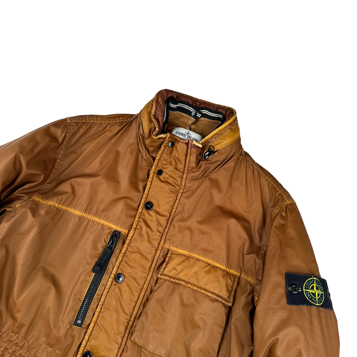 Stone Island 2012 30th Anni Orange Mussola Gommata Carpenter Field 