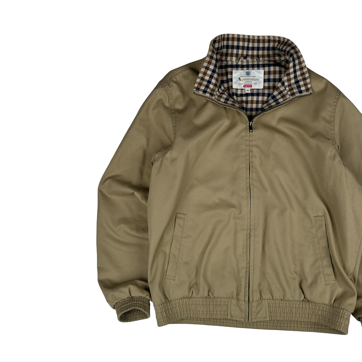 Aquascutum X Supreme Classic Checked Waterproof Harrington Jacket