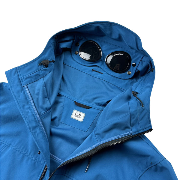 CP Company Blue CP Shell R Goggle Jacket - XL