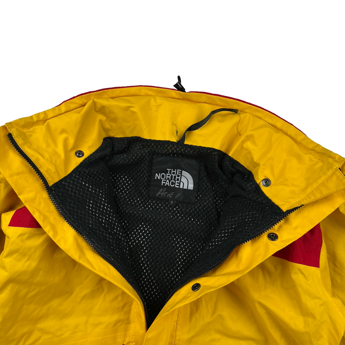 North Face Vintage Yellow/Red Gore-Tex Mountain Ski Waterproof