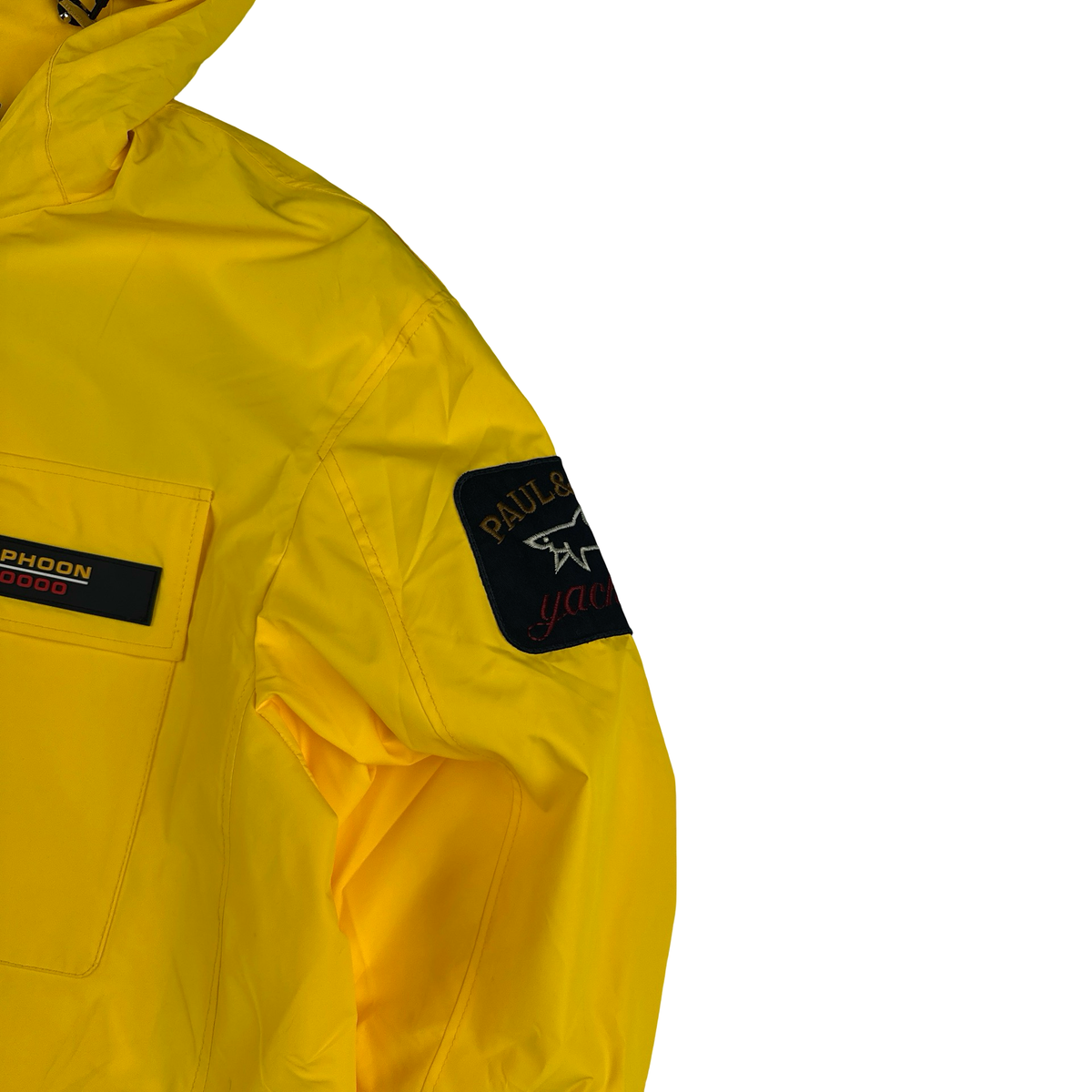 Paul & Shark Yellow 90s Fit Typhoon 20000 Reflective Strip Jacket