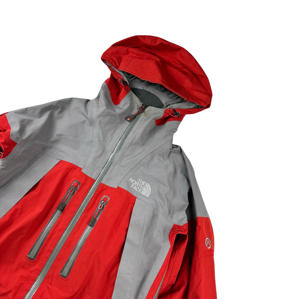 North Face Red Colour Block Summit Series Gore Tex Jacket - Small