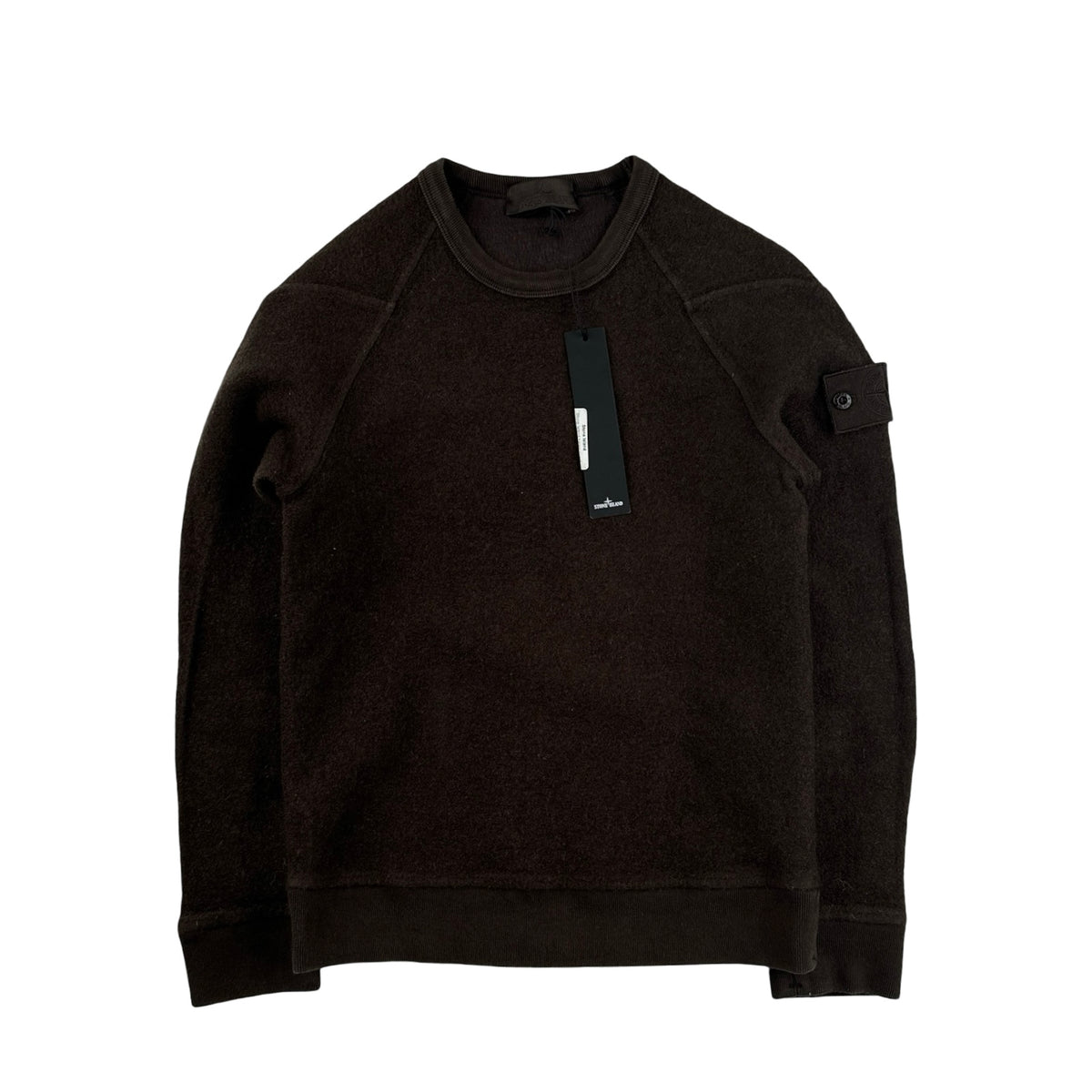 Sweatshirt Zip Ghost Piece Brown STONEISLAND Ghost Piece ブラウン