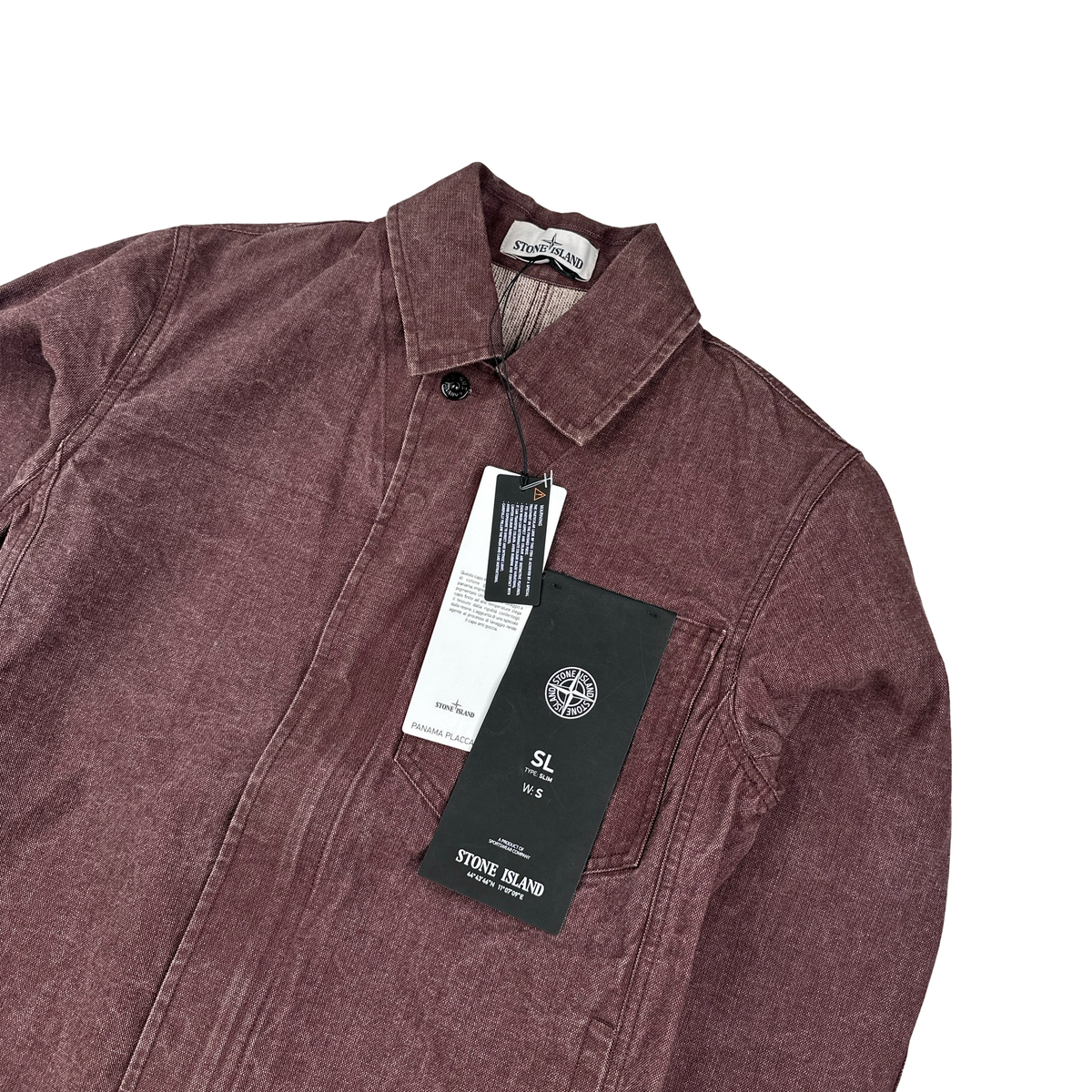 ジャケット・アウター Stone  Panama Placcato Dyed Jacket Stone Island Panama Placcato Jacket - Small – Mat's Island