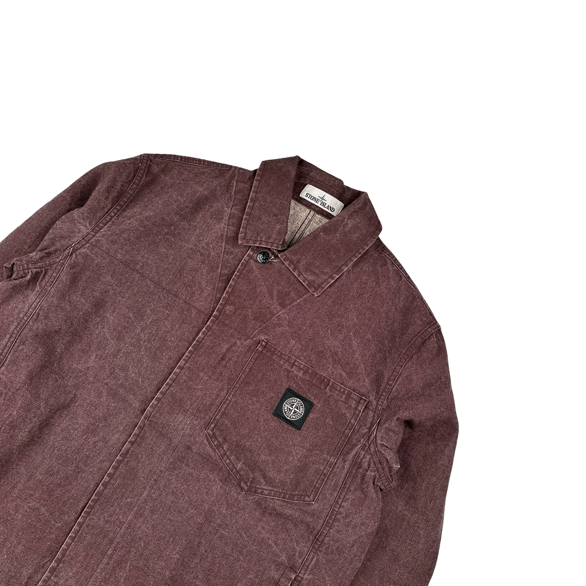 Stone Island 2019 Panama Placcato Denim Jacket - Large – Mat's Island