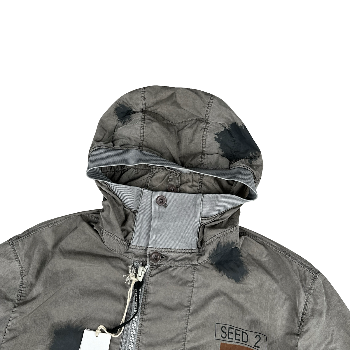CP Company Eco Chrome-R Seed 2 Painted Goggle Jacket - Large 