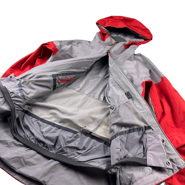 North Face Red Colour Block Summit Series Gore Tex Jacket - Small