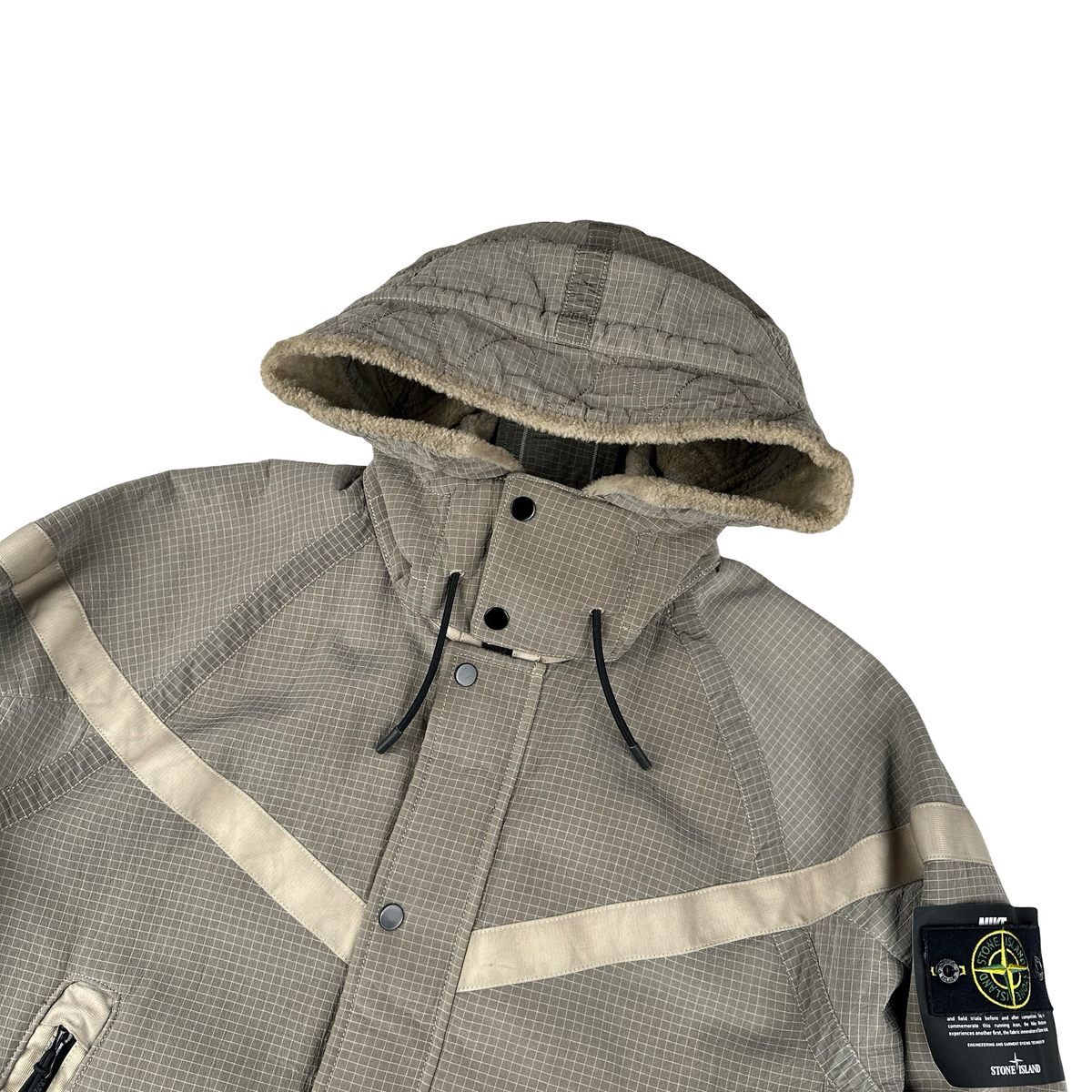 Stone Island x Nike Jacquard 2016 Grid On Wool Fur Windrunner Jacket