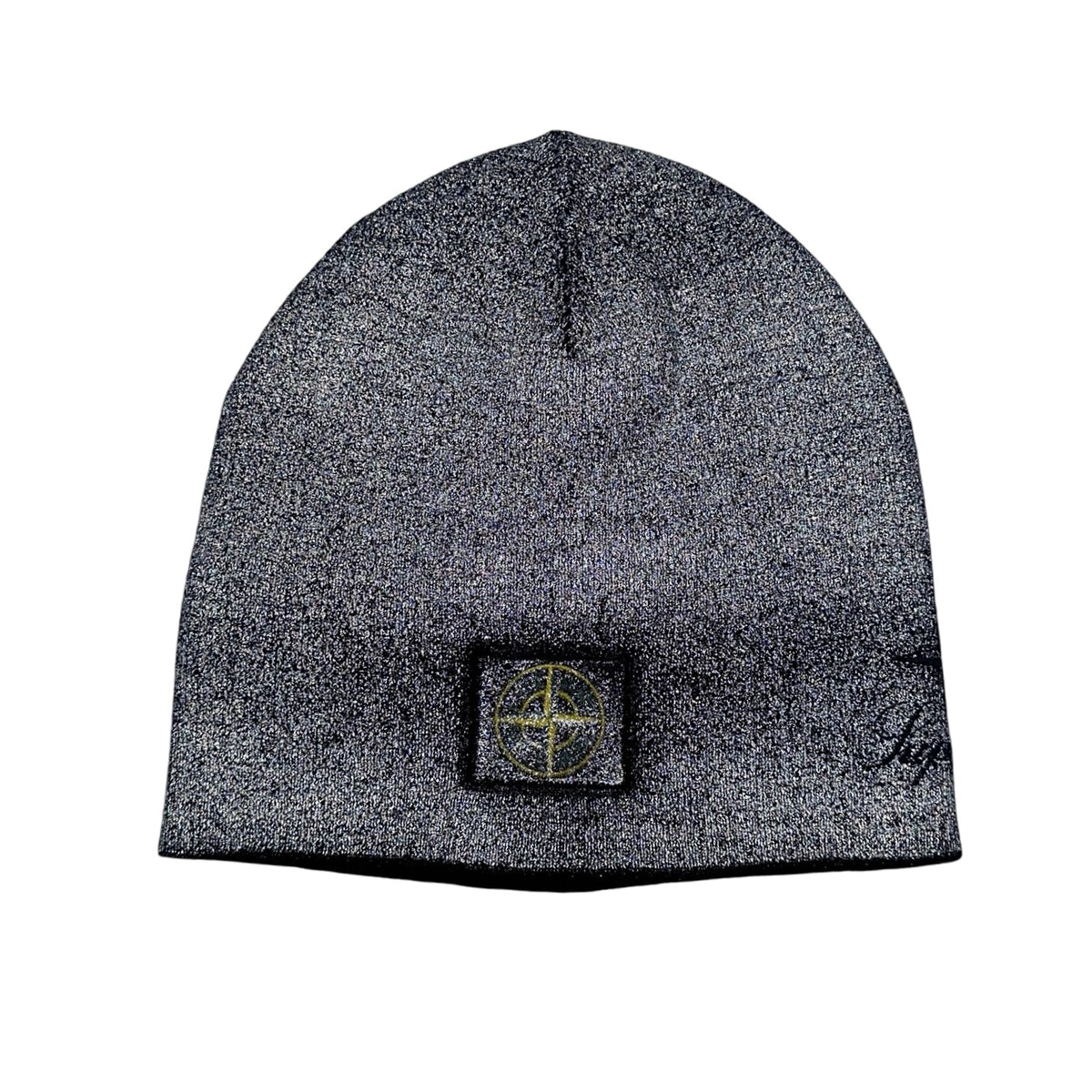 Stone Island X Supreme 2023 Reflective Sprayed Compass Beanie