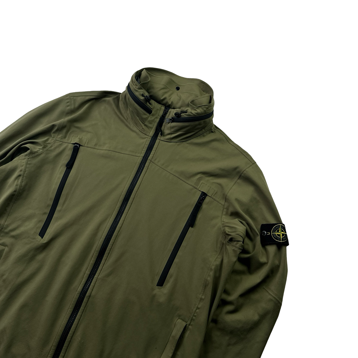 Stone Island 2017 Light Soft Shell Check Grid Jacket XXL