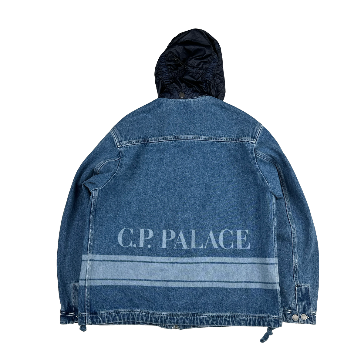 Palace X CP Company Denim 14 3/4Oz In Goggle Jacket Small