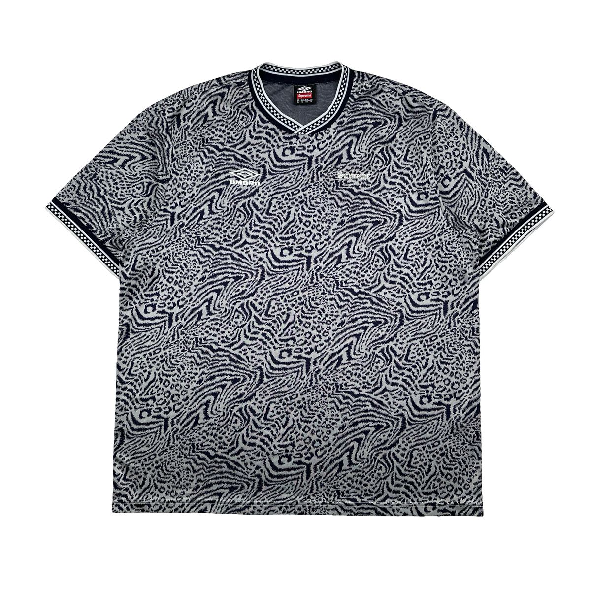 Supreme X Umbro Lilac Leopard Swirl Football Shirt - XL – Mat's Island