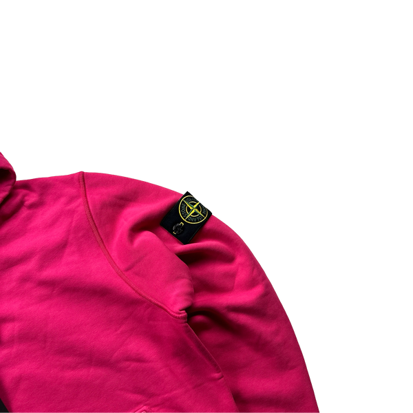 Stone Island Pink 2020 Pullover Hoodie - Small