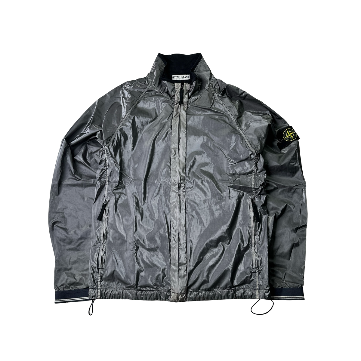 Stone  2000s ジャケット STONE ISLAND 2008SS BLACK COTTON NYLON JACKET XXL made in